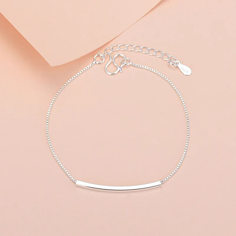 925 Sterling Silber Glücksperlen-Charm-Armbänder für Damen, Paar-Ketten, runde Armreifen, Luxus-Schmuckzubehör, Großhandel
