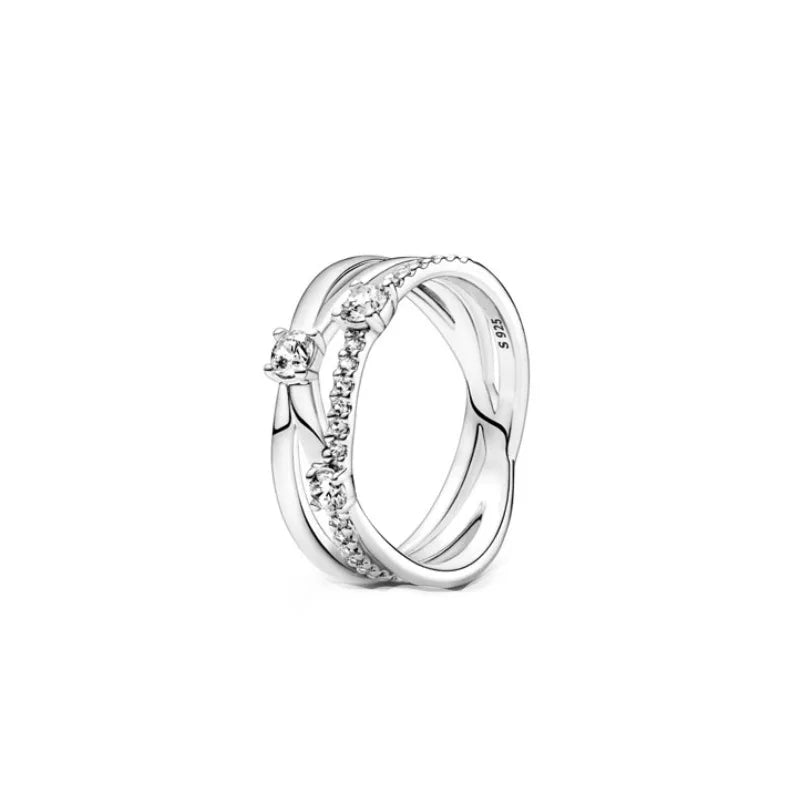 925 Silberring, neuer rot-weiß-blauer Steinring, passend für jeden Anlass, Armband, Halskette, passendes DIY-Geburtstagsgeschenk