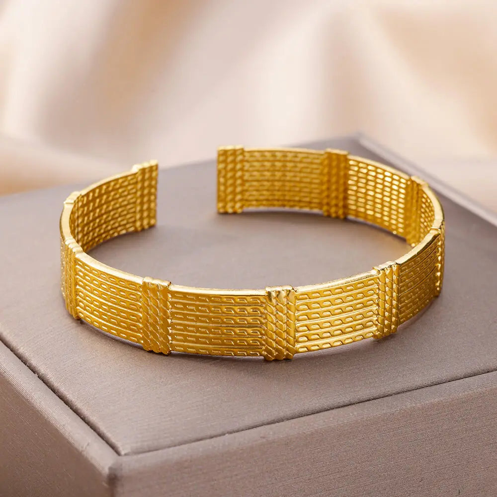 Schlangen Armreif Armband für Damen Edelstahl Vergoldet Öffnungsarmreif Tier Ästhetischer Schmuck pulseras mujer