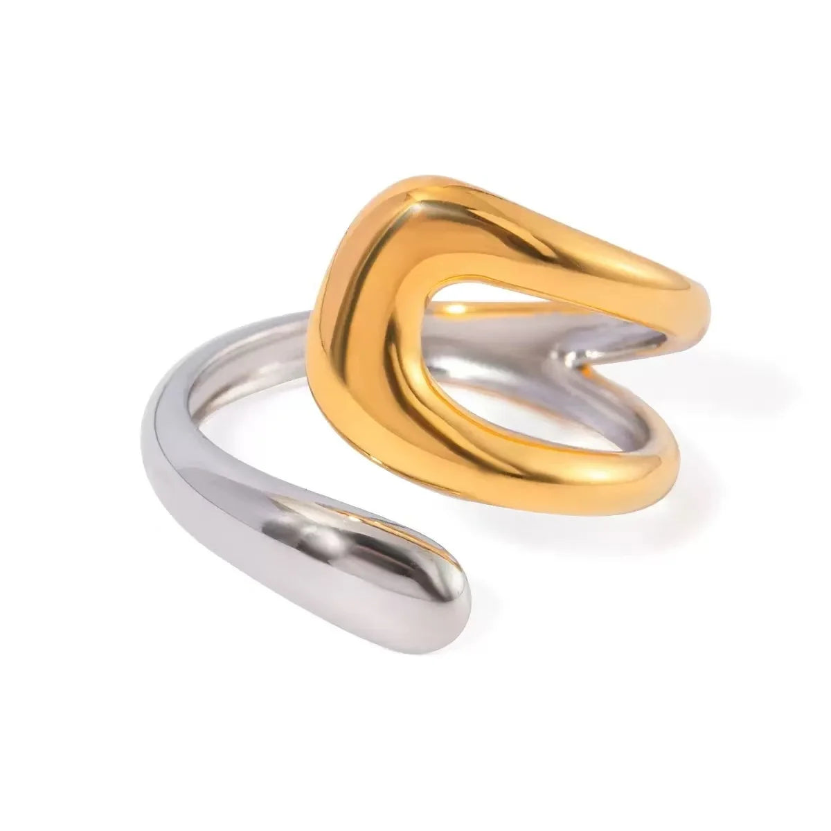 Wasserdichter, hohler Edelstahl-Fingerring der Spitzenklasse, trendig für Frauen, personalisierter Schmuck Großhandel