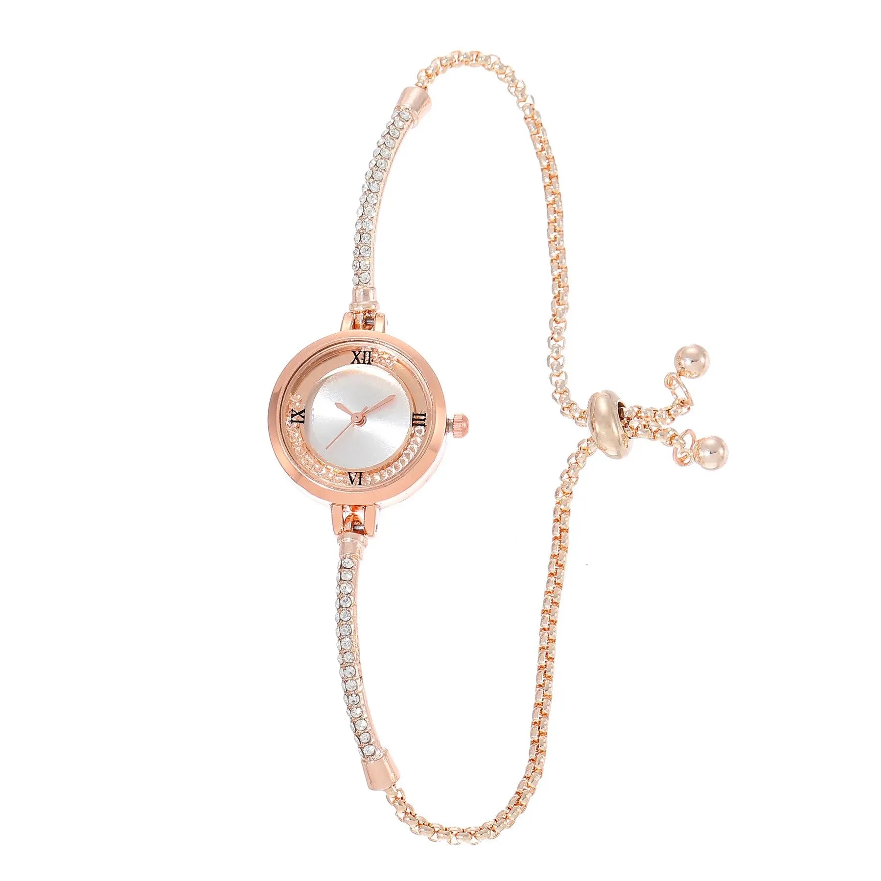 2024 Mode Damen Armbanduhr Goldarmband Kleine Zifferblatt Elegante Uhr Neue Süße Damen Stahlarmbanduhr Quarzuhr