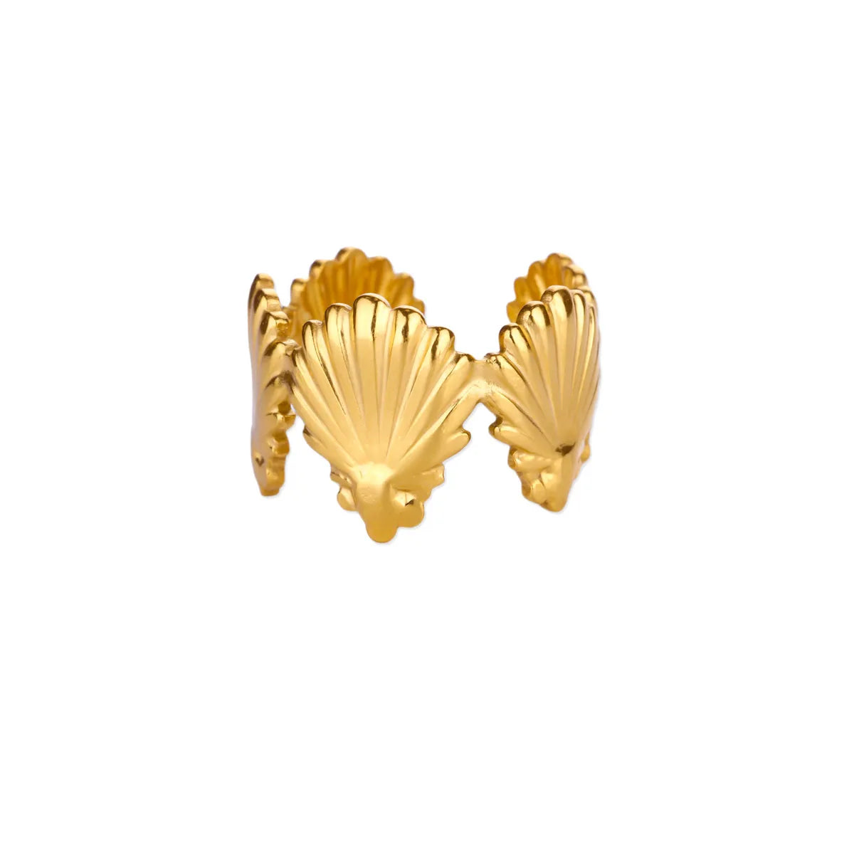 Edelstahl Übertrieben Große Blumenringe Für Frauen Gold Farbe Sonnenblume Fingerring Weiblich Mode Ästhetischer Schmuck Geschenk