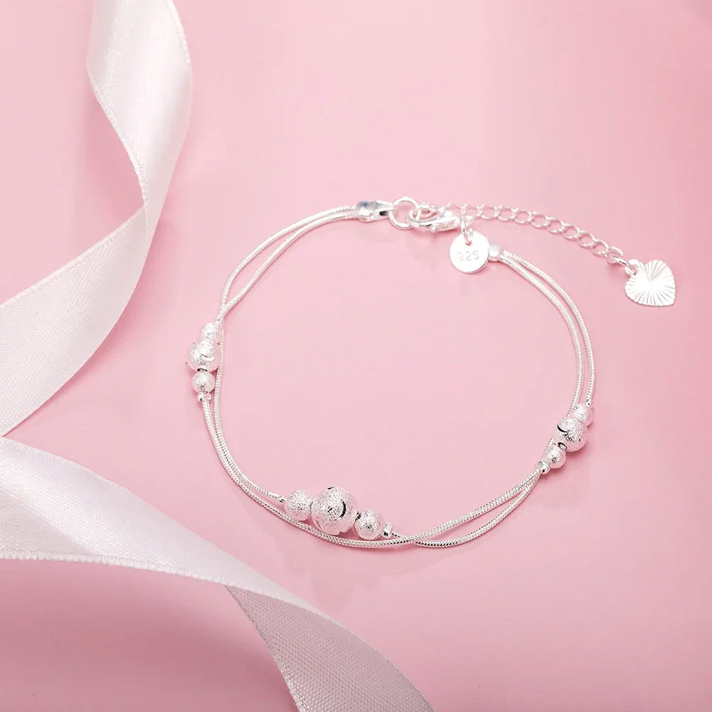 20,32 cm 18K Goldarmband 5MM seitliches Kettenarmband für Frauen Männer Mode Hochzeit Verlobung 925 Sterlingsilber Schmuck Geschenke