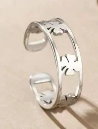 Wasserdichter, hohler Edelstahl-Fingerring der Spitzenklasse, trendig für Frauen, personalisierter Schmuck Großhandel
