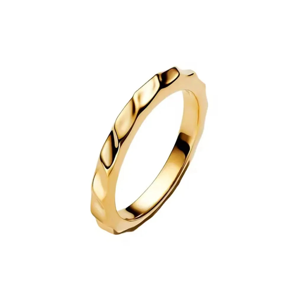 925er Silber Herzsteinringe in Goldfarbe Ring Neu Heiß begehrte Ringe in Goldfarbe Passend für jeden Anlass DIY Geburtstagsgeschenk
