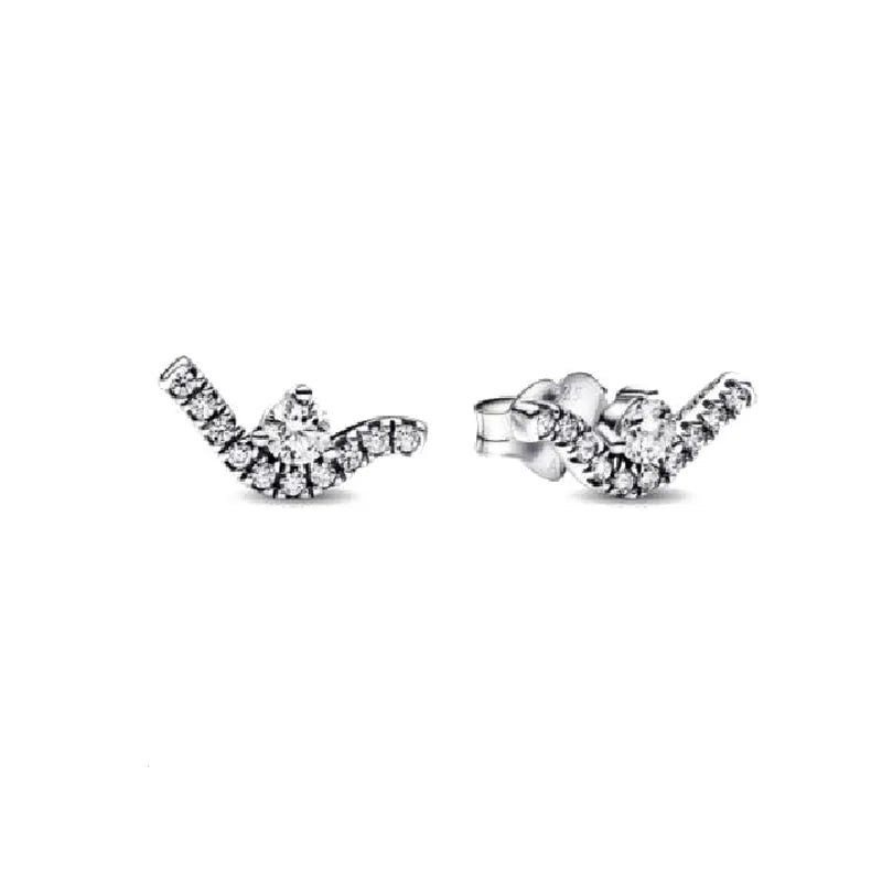 Weihnachten 925er Silber Gänseblümchen Ohrstecker, passend für Damen Festival Exquisiter Charm Schmuck Geschenke