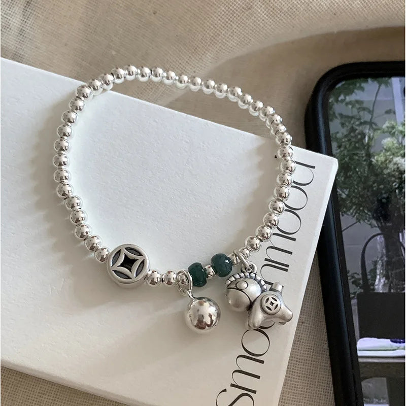 925er Sterlingsilber Sternperlen Armband für Frauen Fragmentiertes Silber Süß Romantisch Vielseitig Trend Schmuck Geschenke Dropshipping