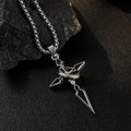 Cross Pendant Men's Necklace Men's Fashion Brand Chain Accessories Men's Fashion Hoodie Pendant Titanium Steel Chain