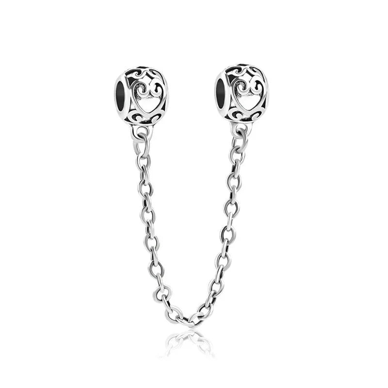 Europäisches Neues 925 Sterling Silber Frühling Neue Rosa Blume Ballon Katze Diy Perlen Charm Passend Europäische S925 Armband Armreifen