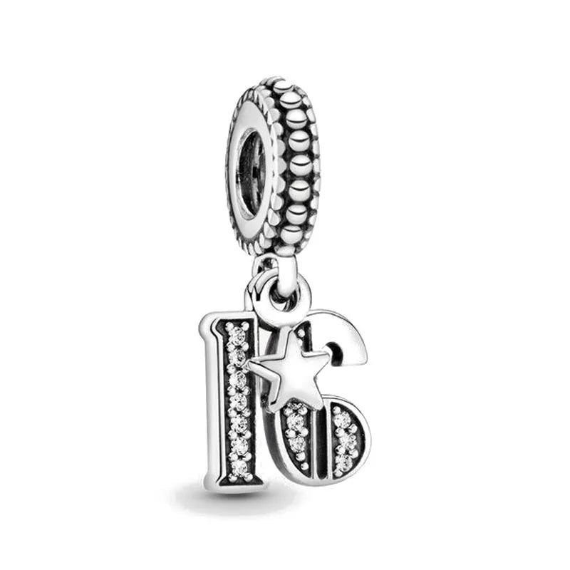 Alle heiß begehrten Artikel, original 925 Sterling Silber Ozean Charms Seestern Geburtstag Anhänger Perlen für Halsketten DIY Armband