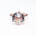 925 Sterlingsilber Echter Moissanit-Ring Anmut Bankett Glänzender Schmuck Verlobungsgeschenk