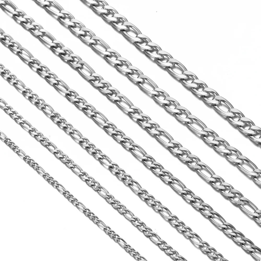 Collar de plata de ley 925 al por mayor, 2-12 mm de ancho, 40-75 cm de largo, cadena con cierre de langosta, joyas de compromiso para hombres y mujeres