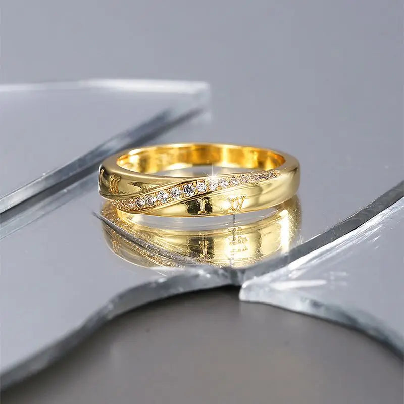 925 Sterling Silber Mode Ehering für Damen Mikropavé Zirkonia Fingerringe Weiblicher Verlobungsschmuck Accessoires