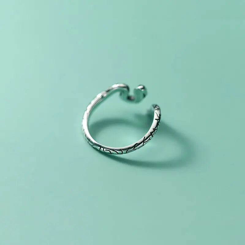 925 Sterling Silber Schlangen-Ringe verstellbar für Damen, Verlobung, Hochzeit, Schmuckgeschenk weiblich, Schmuck