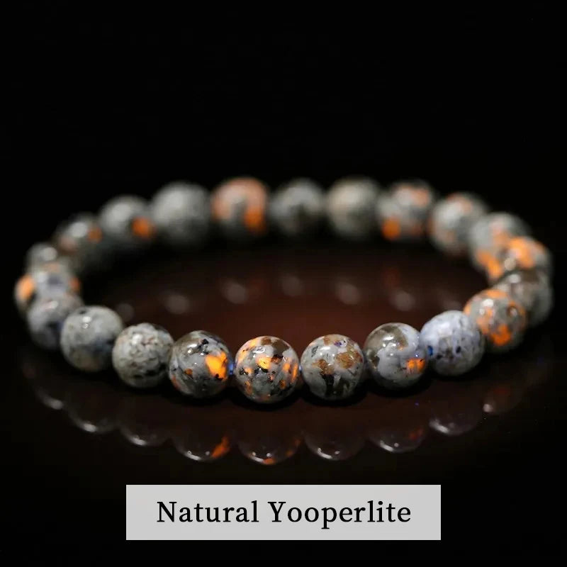 JD Natursteinperlen Armband Amethyst Tigerauge Kristall Quarz Achat Edelstein Perlen Armreifen Damen Herren Reiki Heilung Schmuck Geschenk