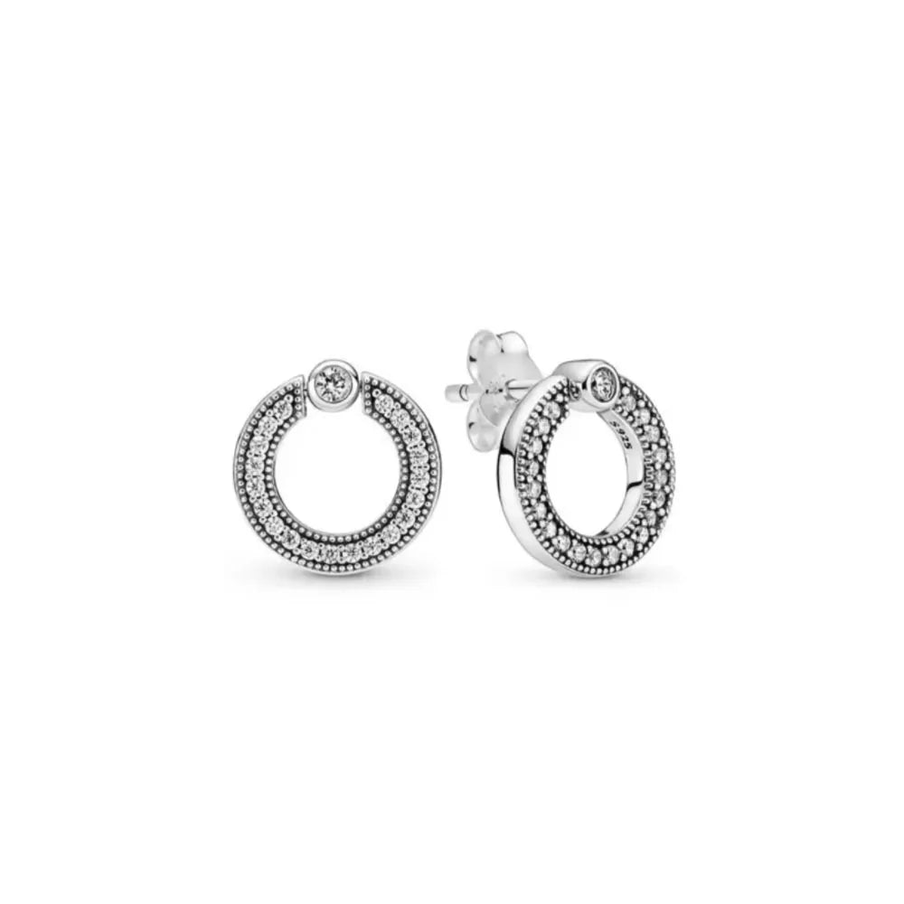 Weihnachtsgeschenk Bestseller 925er Silber blauer Stein Blumen Ohrstecker passend für Damen Festival Exquisiter Charm Schmuck Geschenke