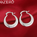 Großer Reifen aus 925er Sterlingsilber, niedliche Ohrringe für Frauen, Damen, Hochzeit, schöner, lieblicher Schmuck, schönes Party-Accessoire, edel