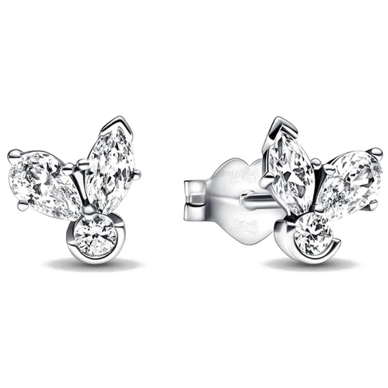 Weihnachten 925er Silber Gänseblümchen Ohrstecker, passend für Damen Festival Exquisiter Charm Schmuck Geschenke