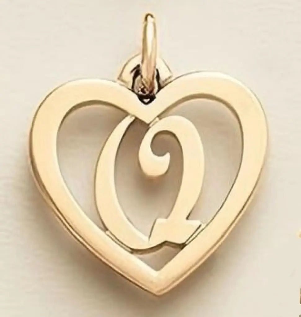 SUNIBI Edelstahl-Buchstabenanhänger Herzform Hohl Anhänger Charm für Armbänder Halsketten für Frauen DIY Schmuckherstellung