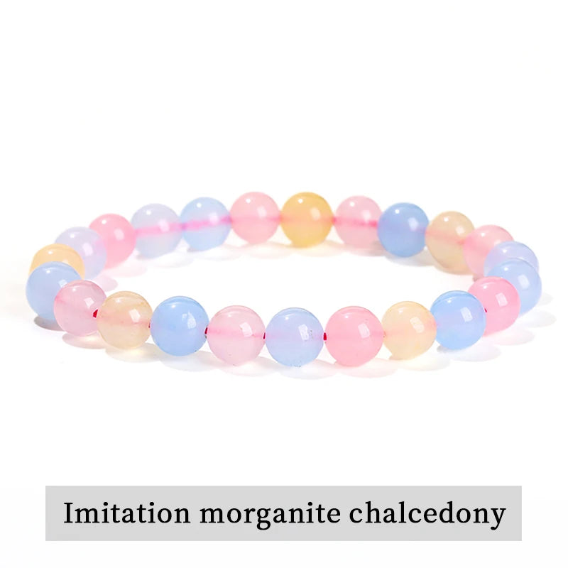 JD Natursteinperlen Armband Amethyst Tigerauge Kristall Quarz Achat Edelstein Perlen Armreifen Damen Herren Reiki Heilung Schmuck Geschenk