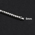 NeeTim 3mm 4mm 5mm Moissanit Tennisarmband Volldiamant 925er Sterlingsilber vergoldet Armbänder für Damen Herren