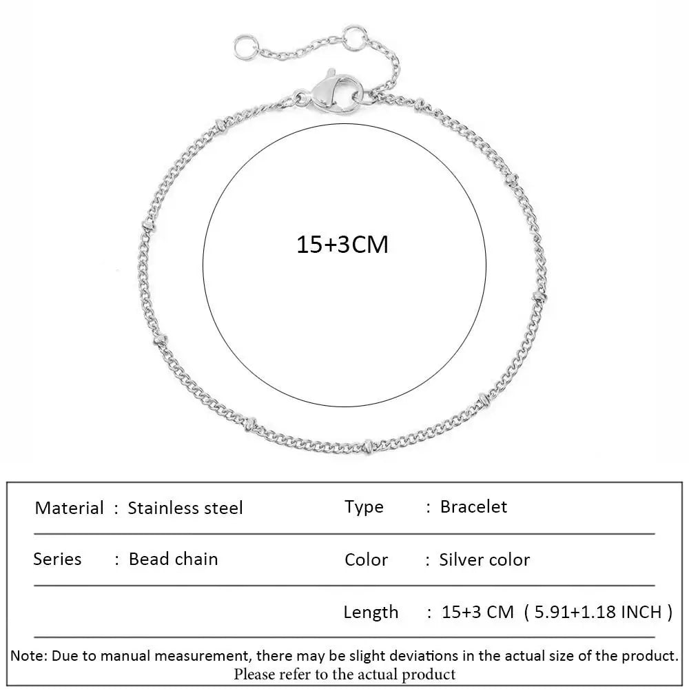 SUNIBI Klassische Schlangenkettenarmbänder für Damen, Trendige Mode, Edelstahl-Kubakettenarmband, Trendige Damengeschenke, Schmuck