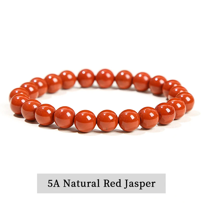 JD Natursteinperlen Armband Amethyst Tigerauge Kristall Quarz Achat Edelstein Perlen Armreifen Damen Herren Reiki Heilung Schmuck Geschenk