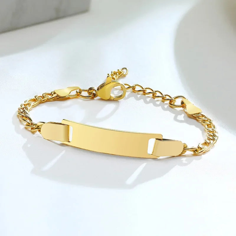 Personalisierte Baby-Namensarmbänder, antiallergisch, Edelstahl, Taufarmreif, Schmuck, individuelle Geschenke für Jungen und Mädchen, Familie, Liebe
