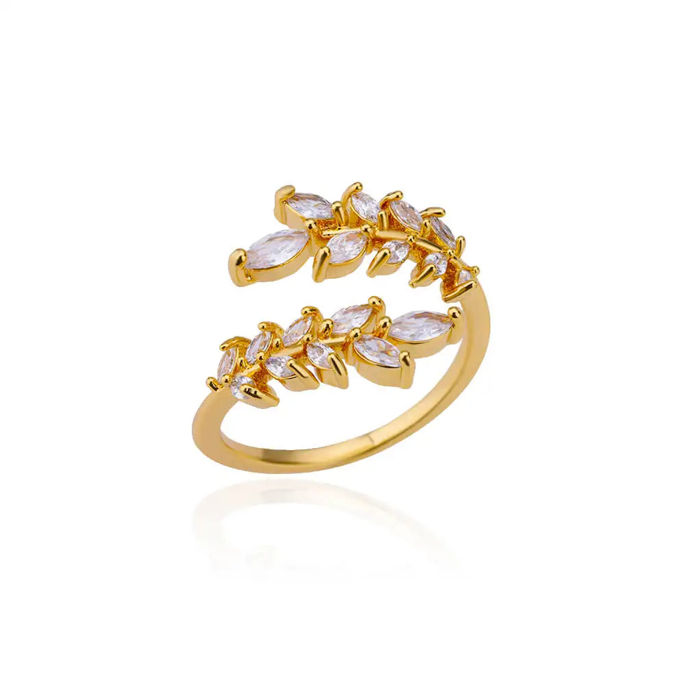 Luxuriöse Rosenblüten-Zirkon-Ringe für Frauen, goldfarben, Edelstahl, modischer Schmetterlingsring 2023, ästhetischer Hochzeitsschmuck, Geschenk