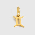 12 Zodiac Signs Pendant Accessories Stainless Steel Constellation Necklace Birthday Gift
