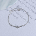 VENTFILLE 925 Silber Diamantbesetztes Schmetterlingsarmband Damen Mode Temperament Blume Verstellbares Armband