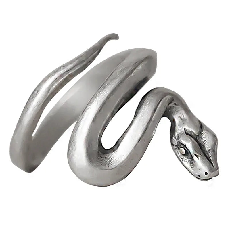 925 Sterling Silber Schlange Mattierte Verstellbare Ringe für Damen Verlobung Schmuck Accessoires Großhandel 925 Schmuck