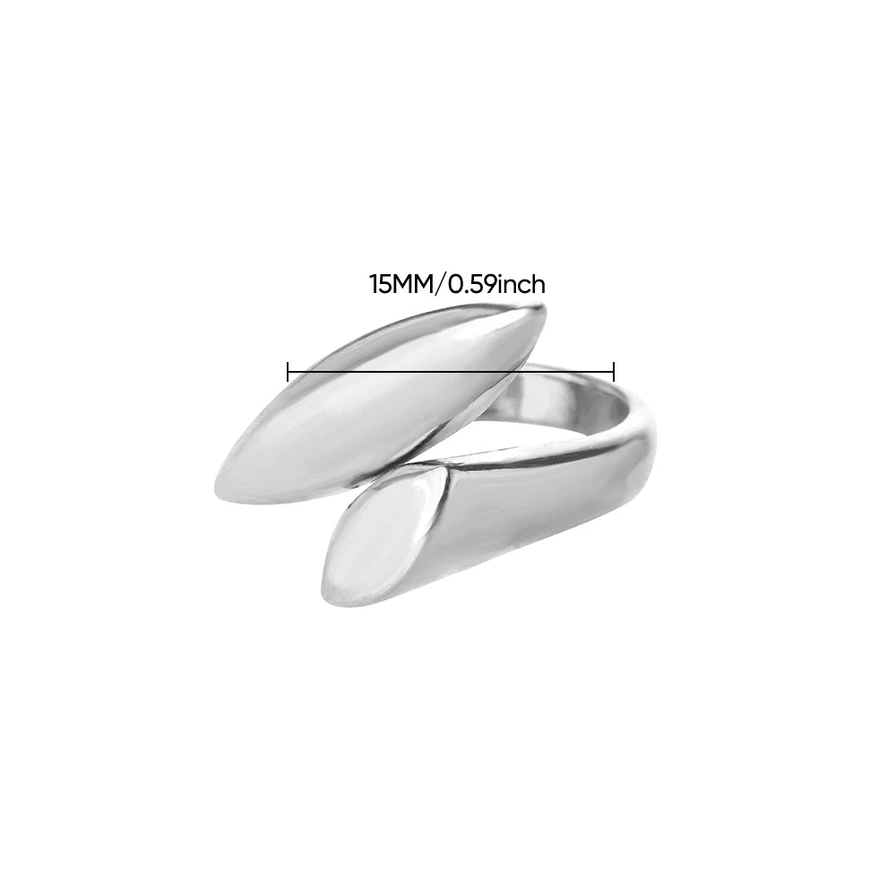 Einzigartige unregelmäßige gebogene Ringe für Frauen, Vintage mattgoldfarben, geometrisch, verstellbar, Fingerringe, Punk Party Hochzeit Schmuck