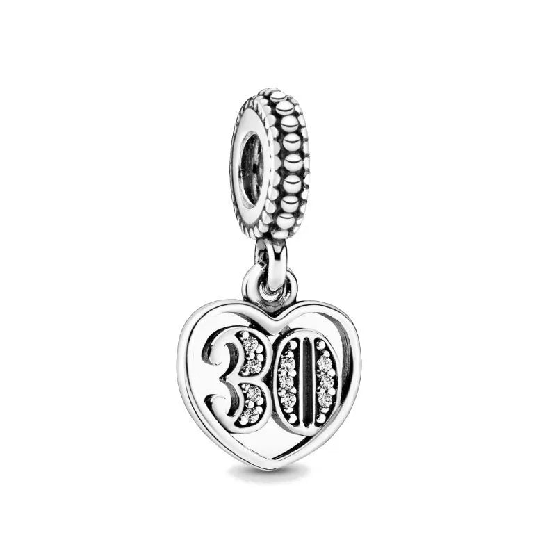 Alle heiß begehrten Artikel, original 925 Sterling Silber Ozean Charms Seestern Geburtstag Anhänger Perlen für Halsketten DIY Armband