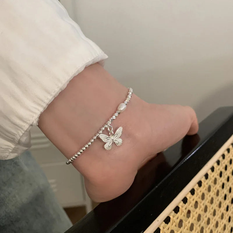 925er Sterlingsilber Sternperlen Armband für Frauen Fragmentiertes Silber Süß Romantisch Vielseitig Trend Schmuck Geschenke Dropshipping
