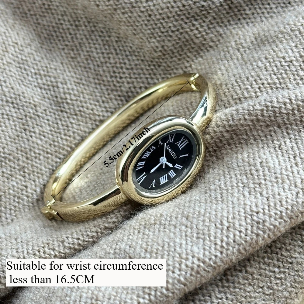 Armbanduhr einer bekannten Marke, Edelstahlarmband, Golduhr, modisches kleines Zifferblatt, Damenuhr, Mädchengeschenk, Armbanduhren, Relojes Para Mujer