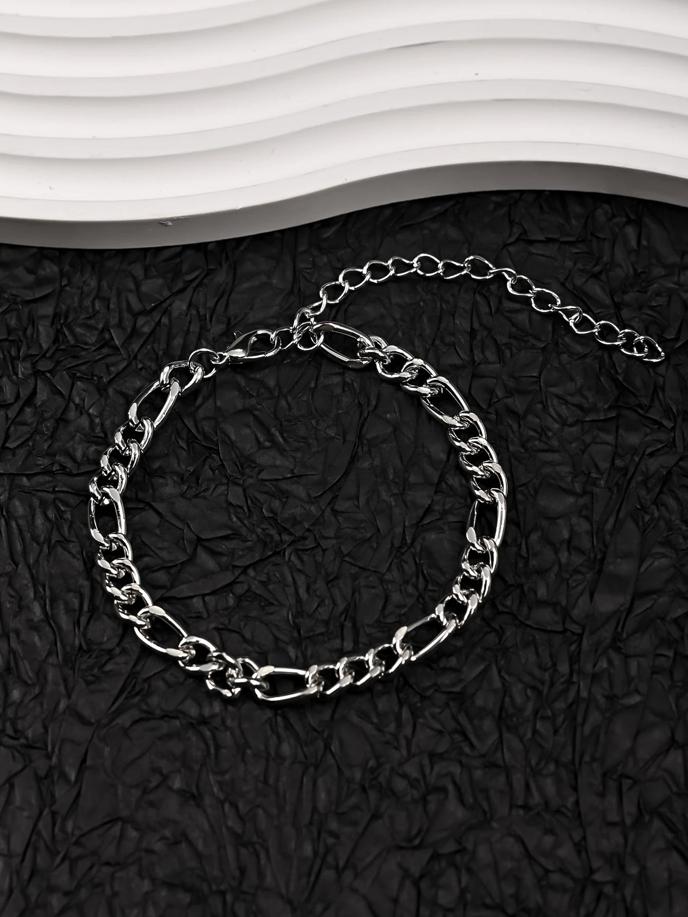 10 Stück Edelstahl Cuban Chain Armband für Herren Damen Figaro Vintage Metall Wikinger Kpop Pulseras Emo Cute Luxus Schmuck Geschenk