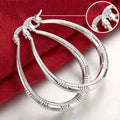 Großhandel schöne Ohrringe aus 925er Sterlingsilber für Damen, klassischer Charme, Schmuck, süße Dame, Hochzeitsfeier