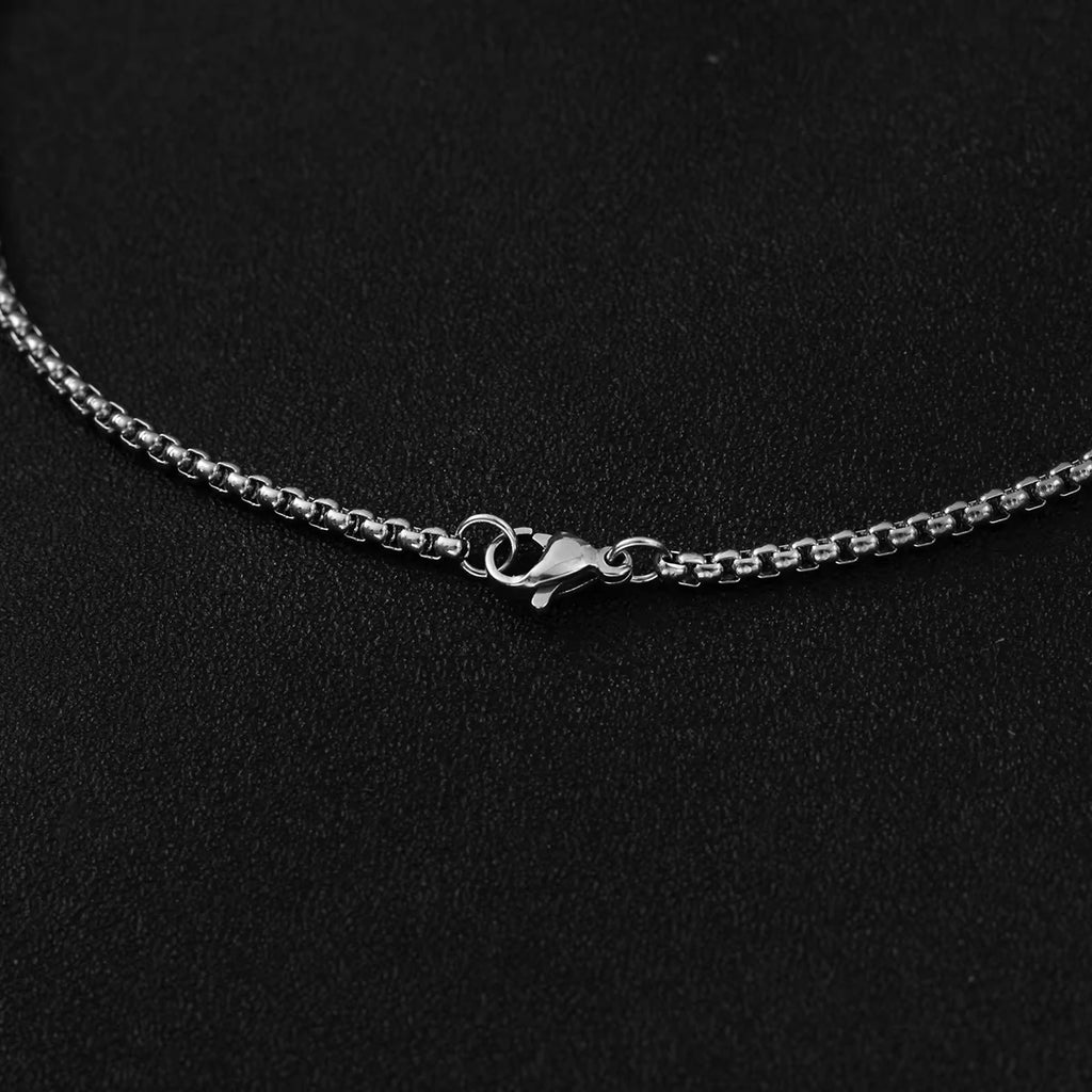 Cross Pendant Gold/Silver Plated Necklace Stainless Steel Link Chain Charm Choker Statement Men Jewelry Accessories Gifts
