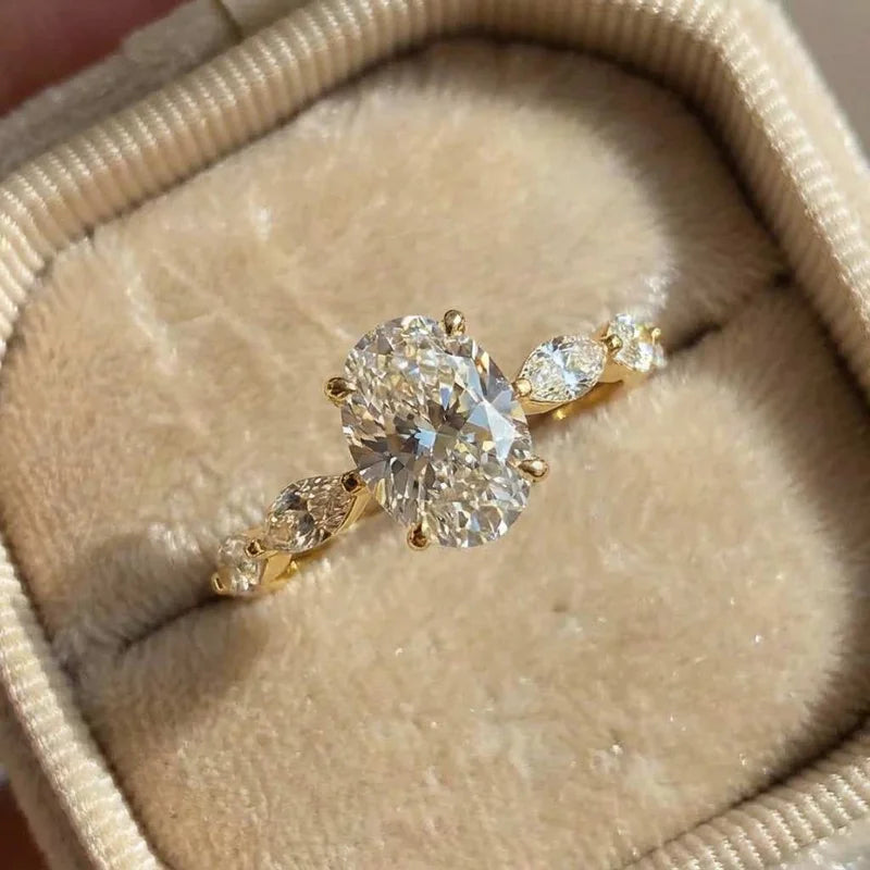 925er Sterlingsilber zarte Damenringe kleiner AAA Zirkonia empfindlicher Verlobungsring für Liebhaber hochwertiger Hochzeitsschmuck