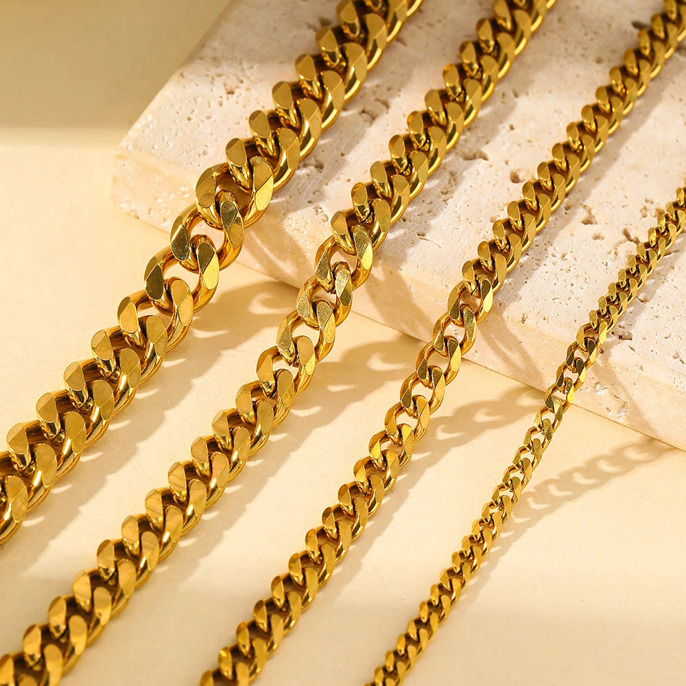 Stainless steel anklet Multiple chain thickness specifications Classic fashion anklet For Women Jewelry Creative Fashion Gifts