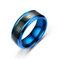 Temperatur-Paar-Ring aus Titanstahl, Stimmung, Emotion, Gefühl, intelligente empfindliche Ringe für Frauen und Männer, modischer wasserdichter Schmuck