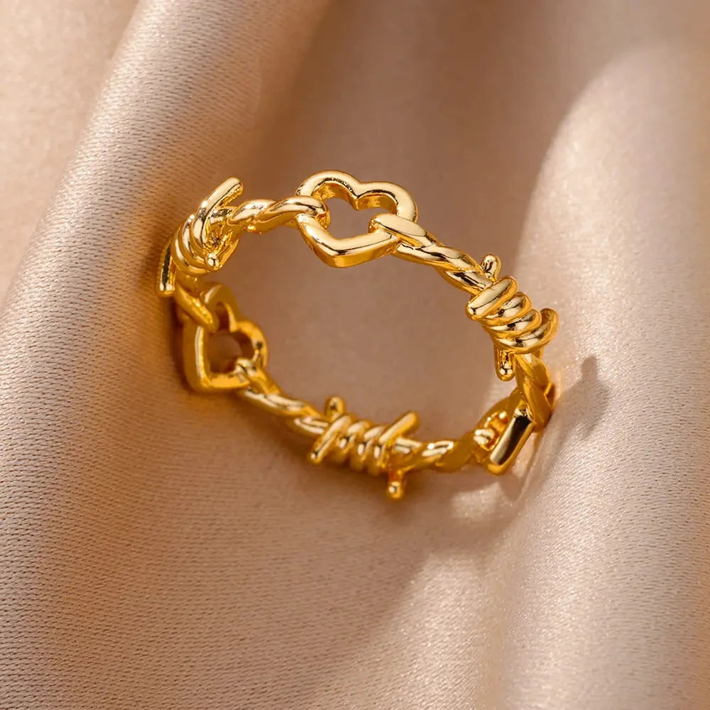 Anti-Stress Drehbare Perlenringe für Damen Herren Goldfarben Edelstahl Doppelte Glatte Perlen Fingerring Party Schmuck Geschenk