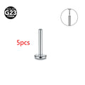 Threadless Labret Rod Piercing G23 Titanium Push In Stud Cartilage Flatback Nose Stud Piercing Body Jewelry