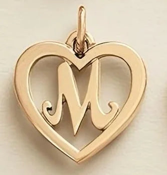 SUNIBI Edelstahl-Buchstabenanhänger Herzform Hohl Anhänger Charm für Armbänder Halsketten für Frauen DIY Schmuckherstellung