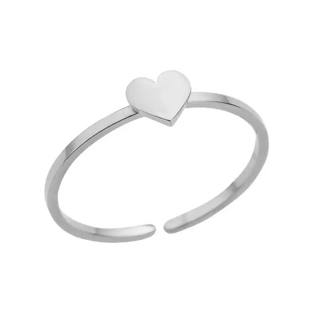 Zirkon Kleine Herzringe für Frauen Minimalismus Herzring Edelstahl Finger Zarter Ring Valentinstag Geschenke Kostenloser Versand