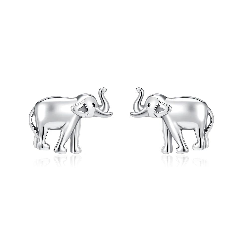 2026 Neue 925er Silber Elefant Kirschblüten Schmetterling Herz Ohrringe, eine zarte Wahl für Damenschmuck