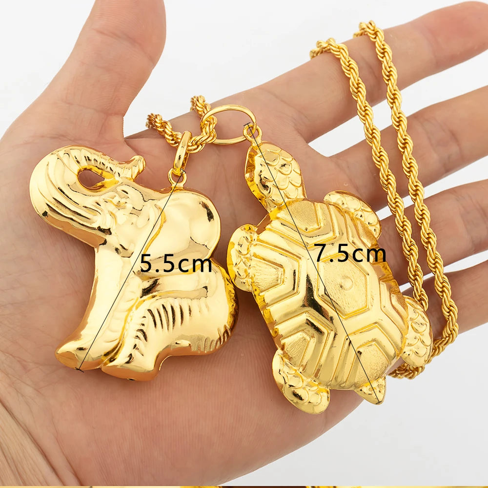 Colgante color oro Dubái, estilo hip hop, personalidad para hombres y mujeres, joyería minimalista, joyería para fiestas, regalos de cumpleaños.