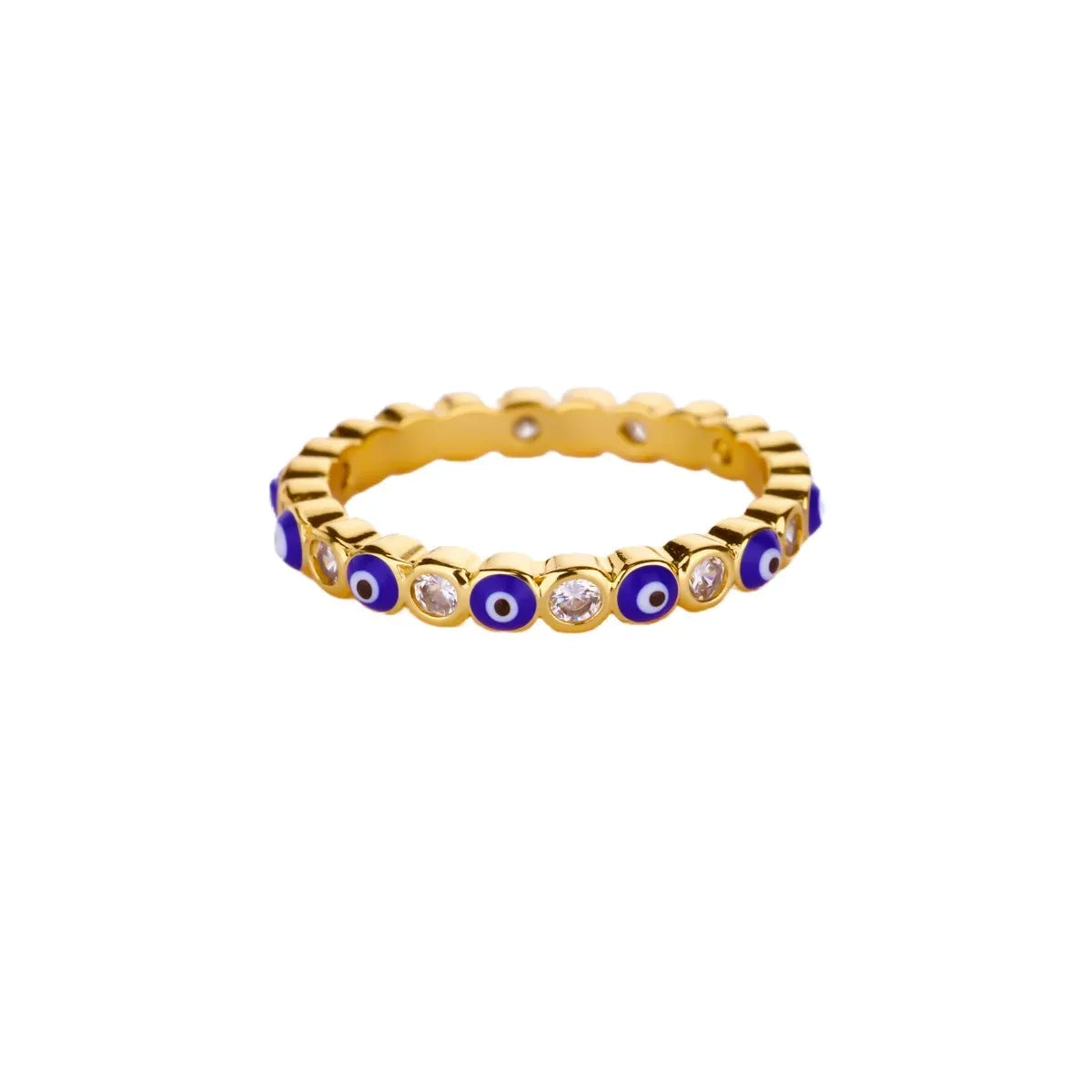 Anillos redondos pequeños y coloridos para mujer, de acero inoxidable, color dorado, ajustables, anillo de boda, joyería estética de lujo, regalo para pareja
