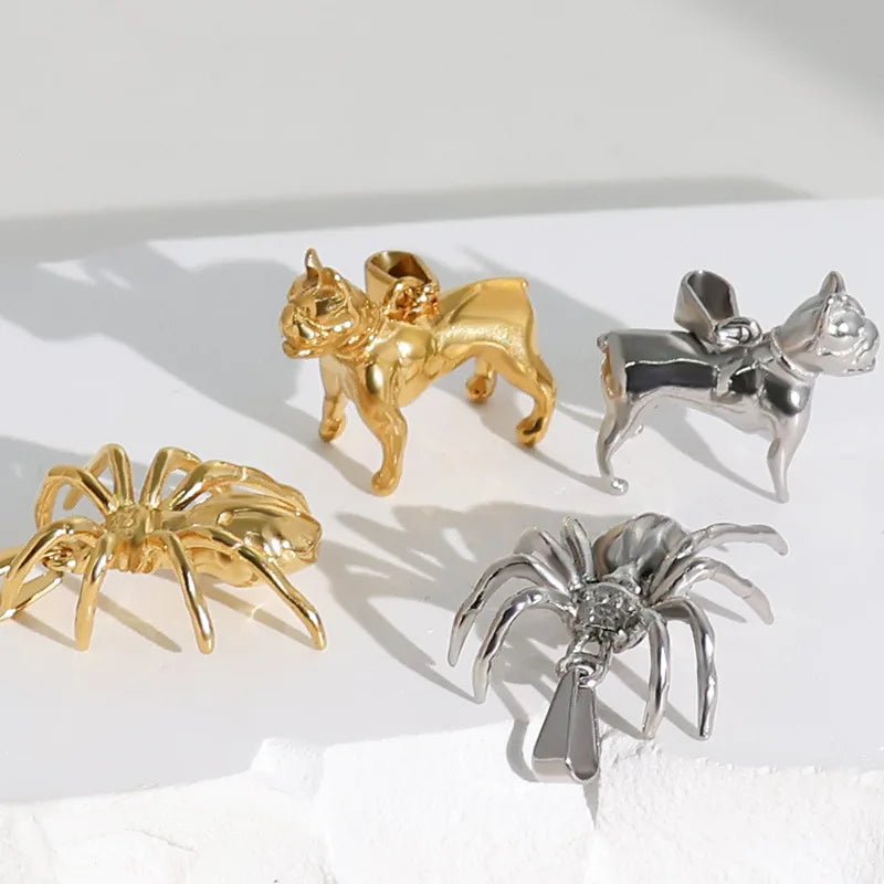 Chapado en Oro de 18k Acero Inoxidable 316l Vintage Pirámide Faraón Pistola Barra Colgante Dije - Joyería Unisex de Moda